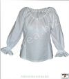 Ľudová košeľa dámska bavlnená vyšívaná - (LKD-01ba-v)