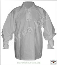 Košeľa so šnurovačkami bavlnená - (KSS-01ba)