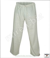 Ľudové nohavice ľanové - (LN-01la)
