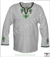 Slovanská košeľa ľanová vyšívaná - (SK-05la-v)