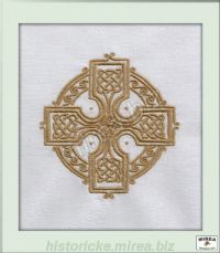 Výšivka Keltský kríž 2 malý - (V-keltsky-kriz2-m)